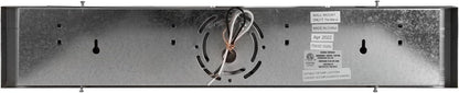 Vanity Lighting, Steel Construction, 4 Vanity Lights, Dimmable, Uses Four 60W Bulbs, Polished Chrome, 24.0 In. W X 4.3 In. H X 2.0 In. D, 500892